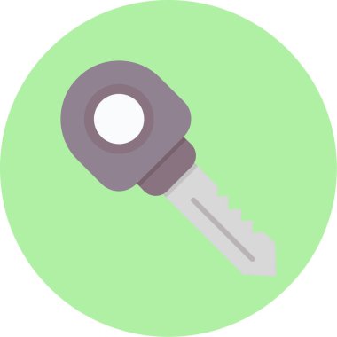 Anahtar. Web simgesi basit illüstrasyon