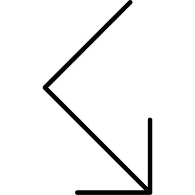 ok simgesi vektör illüstrasyonu