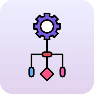 seo modern simgesinin vektör illüstrasyonu