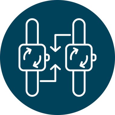 ok simgesi vektör illüstrasyonu