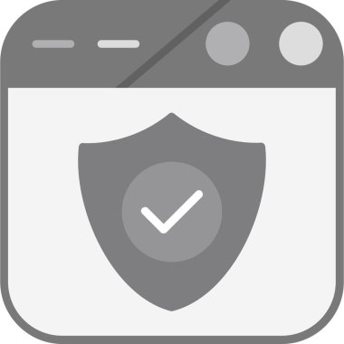 kalkan simgesi, vektör illüstrasyonu