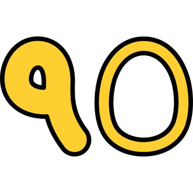 Çizgi film ikonu vektör illüstrasyon grafik tasarımı