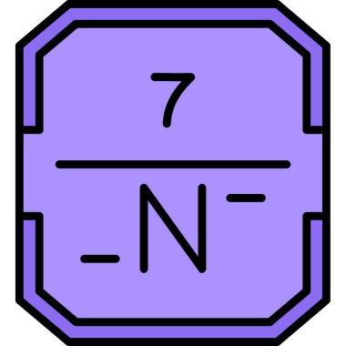 Tek bir simgenin vektör illüstrasyonu