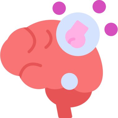 beyin organı insan simgesi