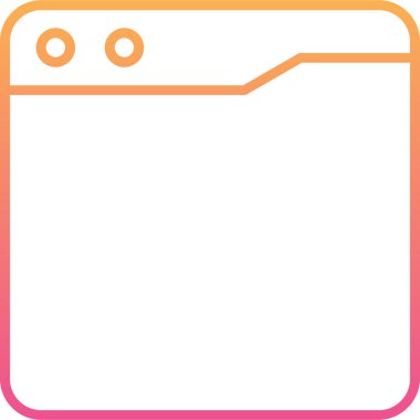 Web tarayıcı simgesi. vektör çizim