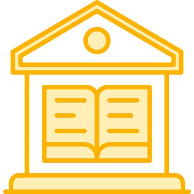 Kitap. Web simgesi basit tasarım