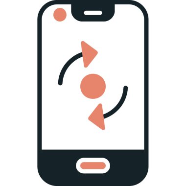 ok simgesi vektör resimli akıllı telefon