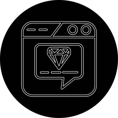 seo modern simgesinin vektör illüstrasyonu