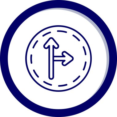 ok simgesinin vektör illüstrasyonu