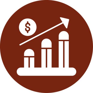 Bir dolar sembolünün vektör illüstrasyonu