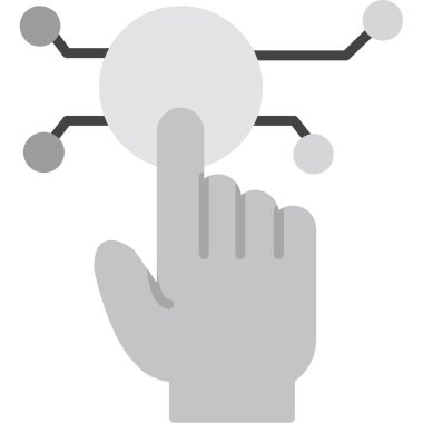 Parmak simgesini gösteren el