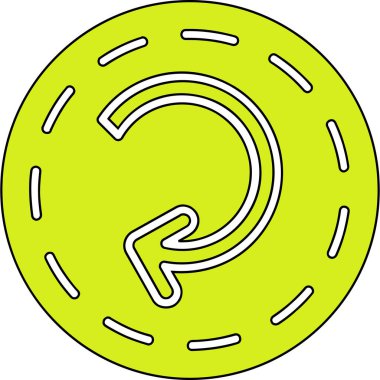 Donut ikonu. vektör illüstrasyonu