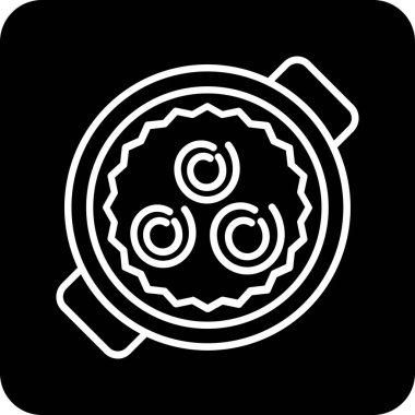 Gıda simgesinin vektör illüstrasyonu