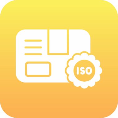 Uzun gölgeli modern vektör düz simge. 10 saniye.