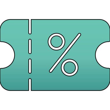 Modern simgenin basit vektör illüstrasyonu