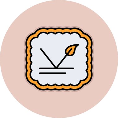 Dövme stili rozeti simgesi