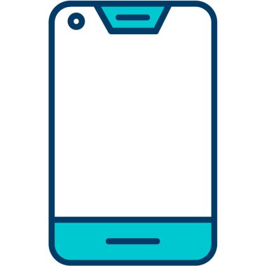 - Telefon. Web simgesi basit illüstrasyon