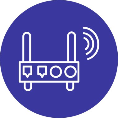 Modern simgenin vektör illüstrasyonu