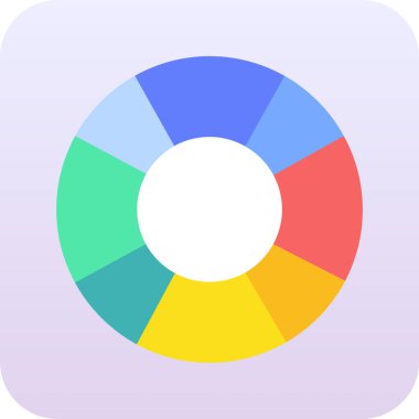 Paletli vektör simgesi