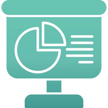 Çizelge. Web simgesi basit illüstrasyon