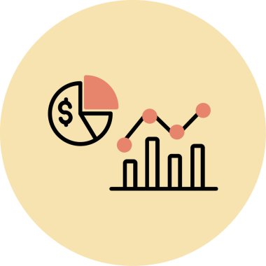 Tabela ve dolar işareti. Web simgesi