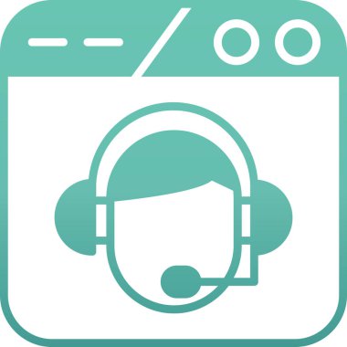 vektör çağrı merkezi illüstrasyonu