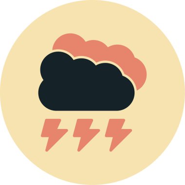 Bulut. Web simgesi basit tasarım