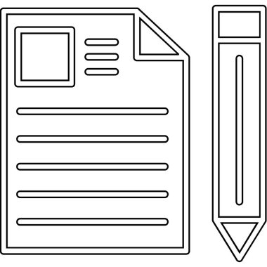 belge simgesi. özet vektör çizimi beyaz arkaplanda izole edildi