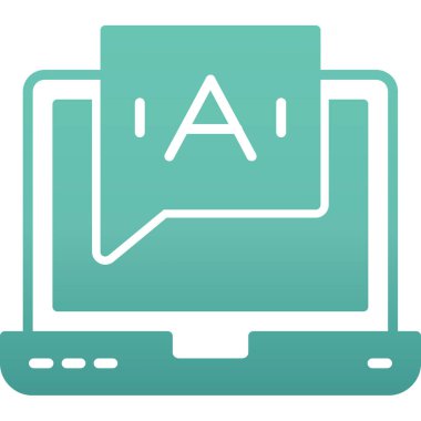 Bilgisayar. Web simgesi basit illüstrasyon