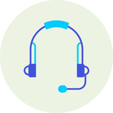 Kulaklıkların vektör illüstrasyonu