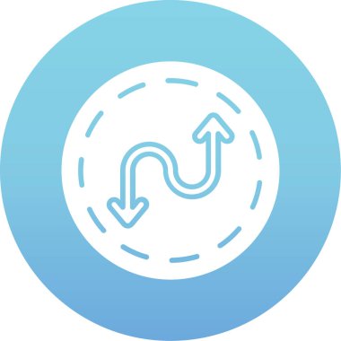 ok simgesi vektör illüstrasyonu