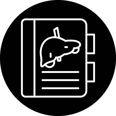 Modern simgenin vektör illüstrasyonu