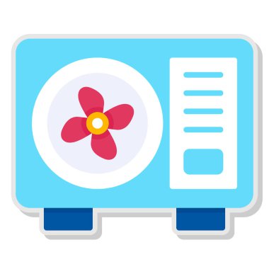 Çiçek. Web simgesi basit illüstrasyon