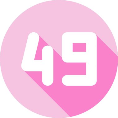 Modern bir 9 sayısının vektör illüstrasyonu