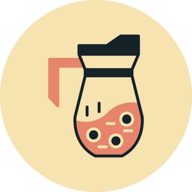 yiyecek ikonu vektör illüstrasyonu