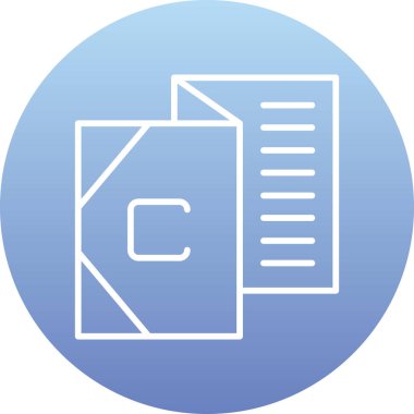 dosya biçimi simgesi, vektör illüstrasyonu