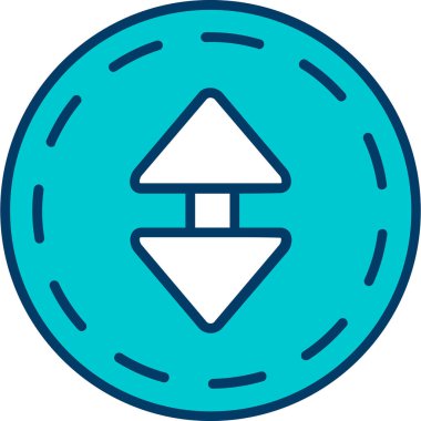 ok simgesi vektör illüstrasyonu