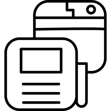 kitap simgesi, vektör illüstrasyonu