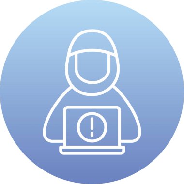 Modern simgenin vektör illüstrasyonu