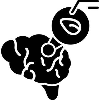 Yemek. Web simgesi basit illüstrasyon