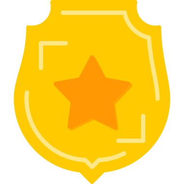 kalkan ikon vektör illüstrasyonu