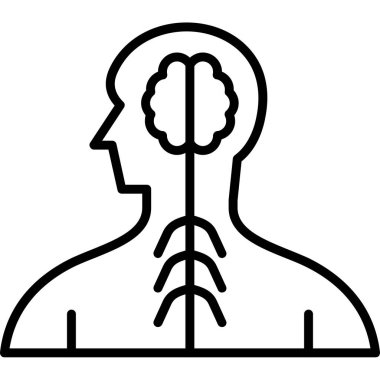 İnsan kafası ve insan simgesi, taslak biçimi