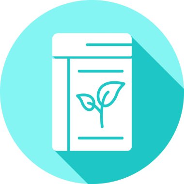 Ekoloji simgesi, vektör illüstrasyonu