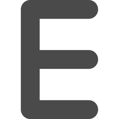 harf e logo tasarımı.