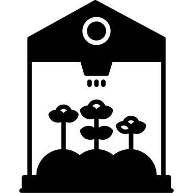 Bahçe simgesi, vektör çizimi