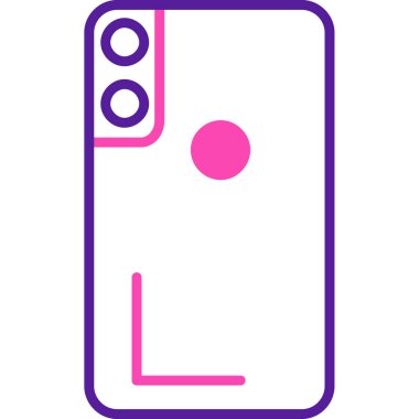 - Telefon. Web simgesi basit illüstrasyon