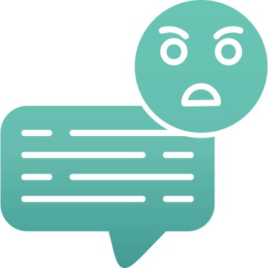 konuşma balonu mesaj simgesi vektör çizim tasarım