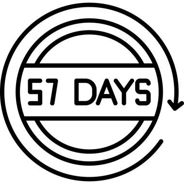 Taslak biçiminde kalan 5 gün simgesi