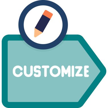 Seo simgesinin vektör illüstrasyonu