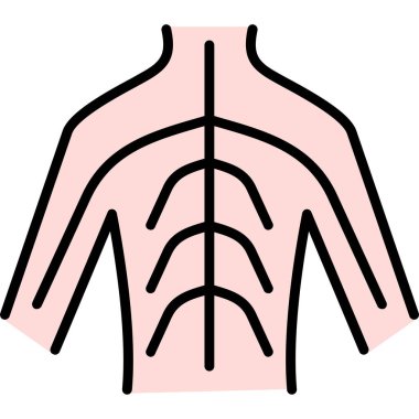 gövde simgesi, basit vektör illüstrasyonu